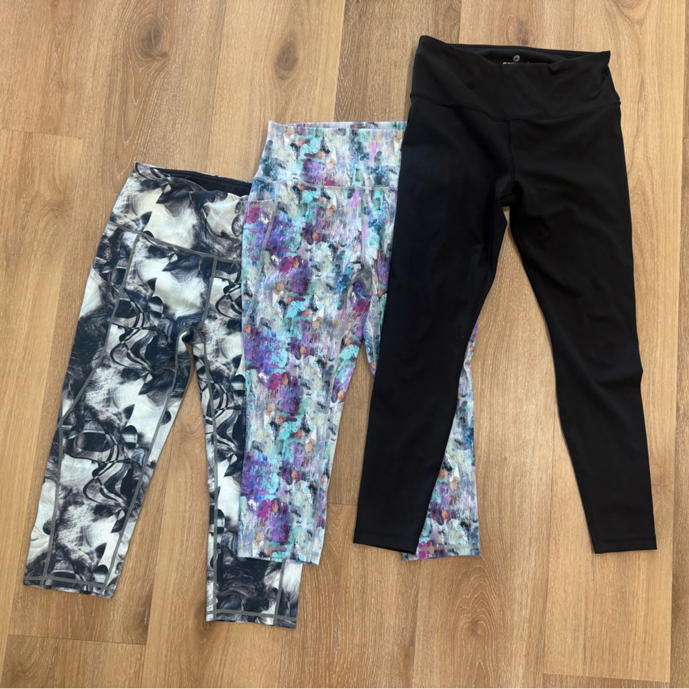 Leggings  bundle- Black, Multicolor, Gray